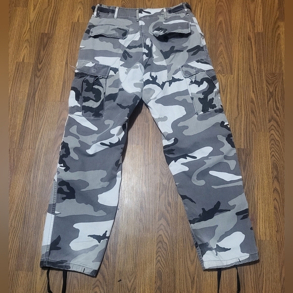 U.S. Army Hot Weather Woodland Camo BDU Combat Trousers Men’s W27 Military Style - Picture 7 of 10
